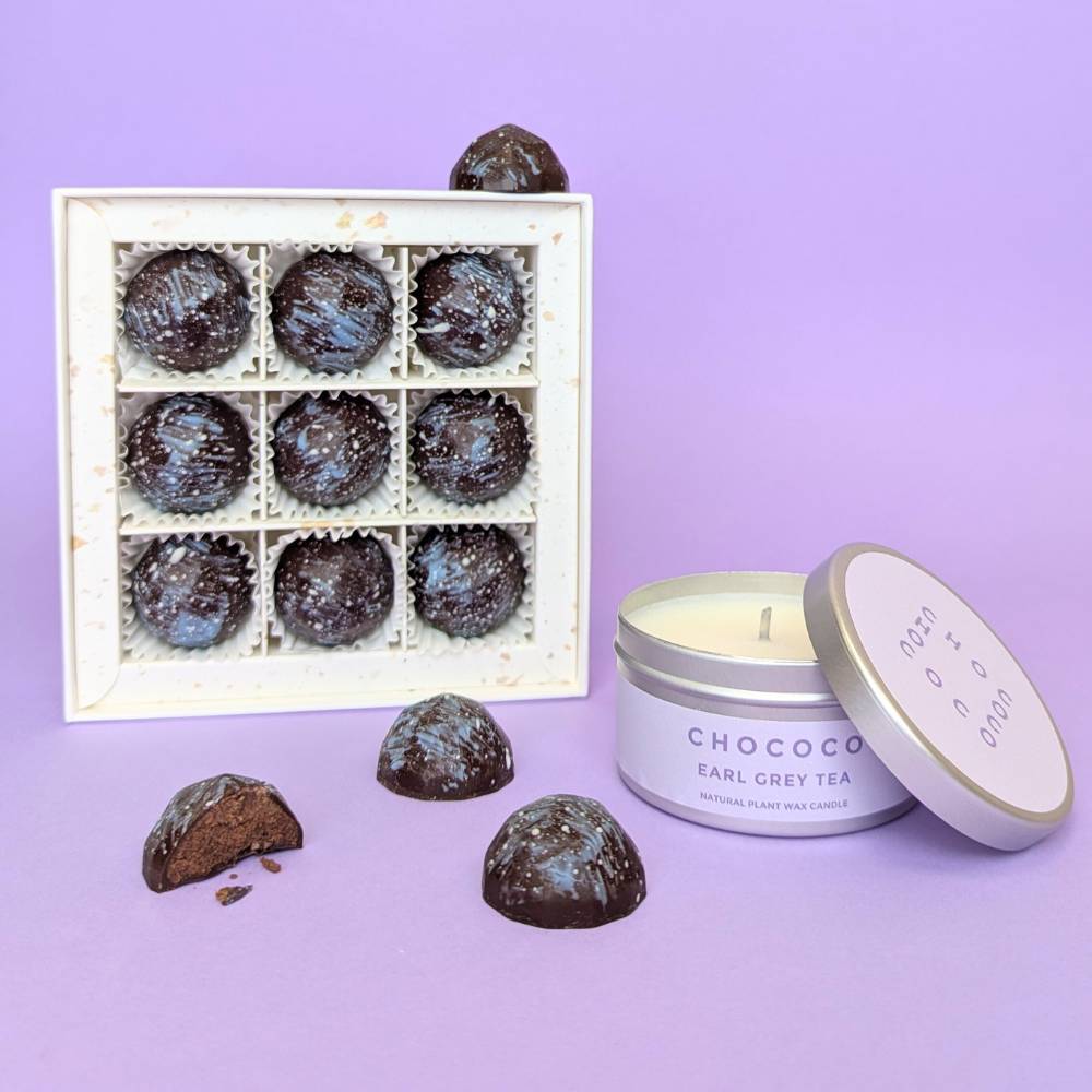 Earl Grey Tea Chocolates and Earl Grey Tea Candle