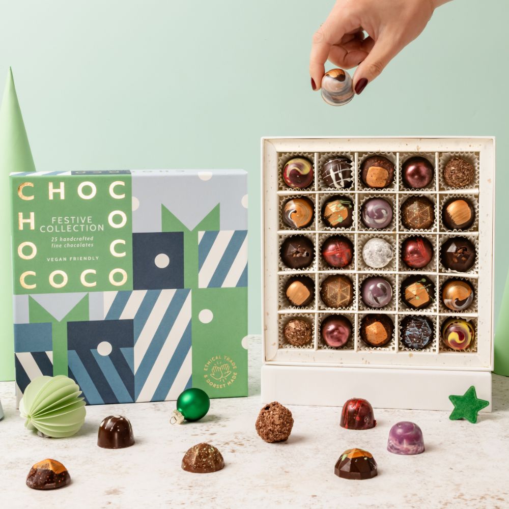 Large Vegan-friendly Festive Chocolate Selection Box (vf)
